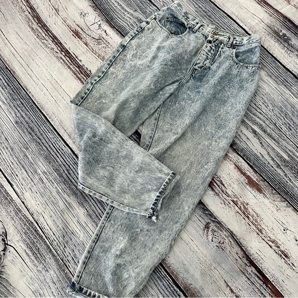 Gitano 80’s Vintage Acid Wash High Rise Jeans - Picture 2 of 12